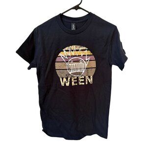 WEEN Band Boognish Distressed Sunset Black Shirt, Unisex Sz S, Band shirt, NWOT